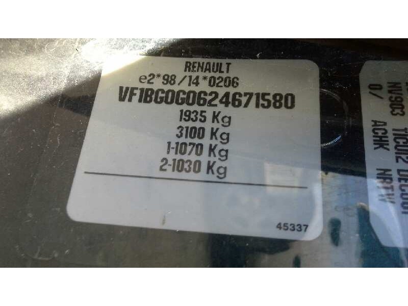 renault laguna ii (bg0) del año 2001