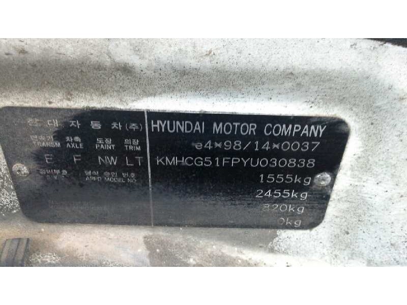 hyundai accent (lc) del año 2001