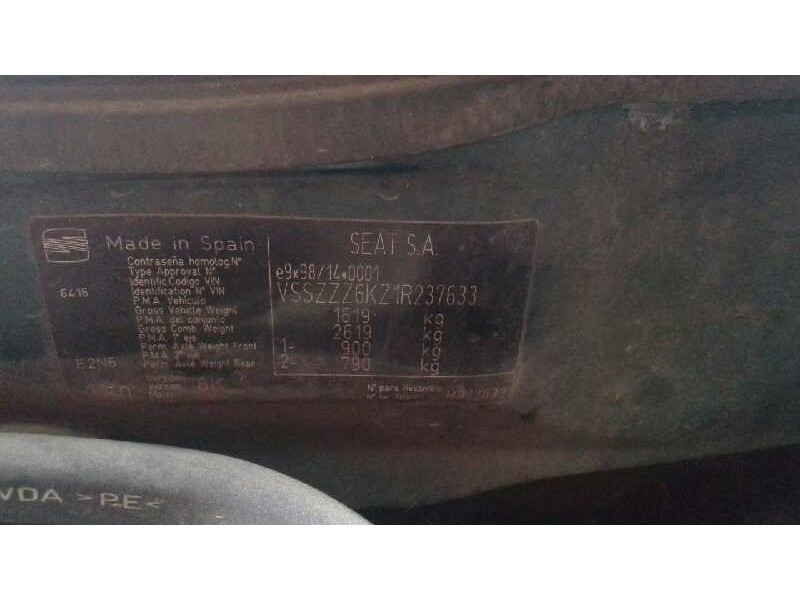 seat cordoba berlina (6k2) del año 2001