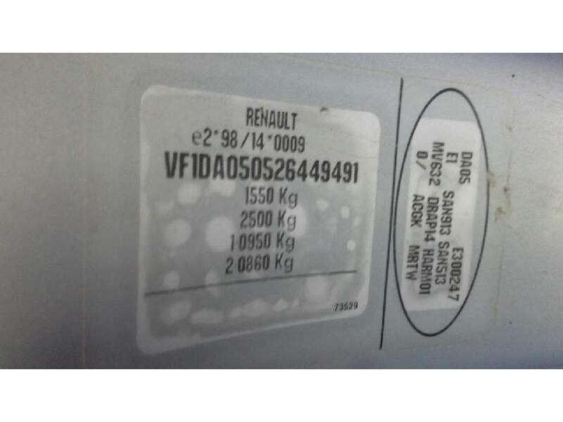 renault megane i coupe fase 2 (da..) del año 2002