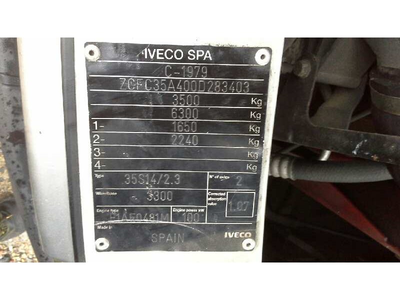 iveco daily caja cerrada (1999 =>) del año 2006