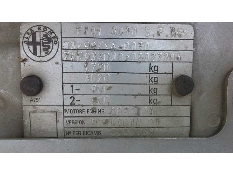 alfa romeo 147 (190) del año 2001