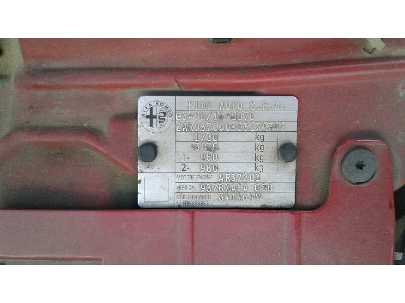 alfa romeo 147 (190) del año 2005