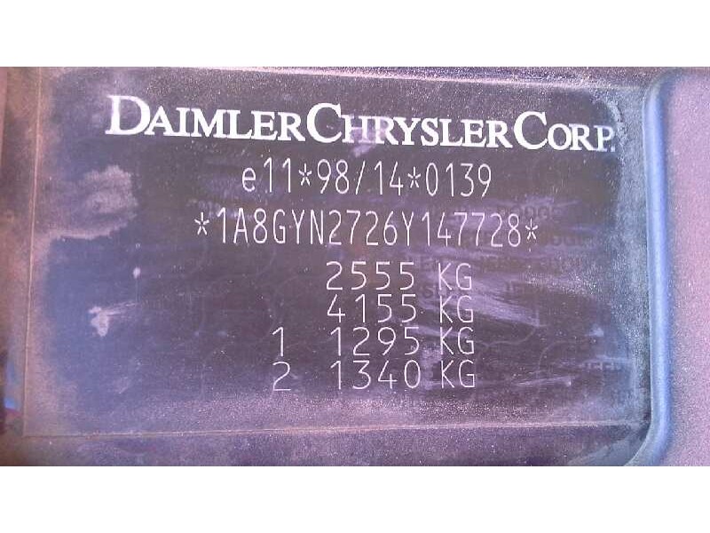 chrysler voyager (rg) del año 2006