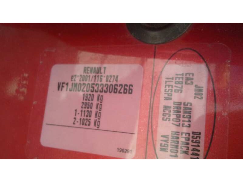 renault scenic ii del año 2005