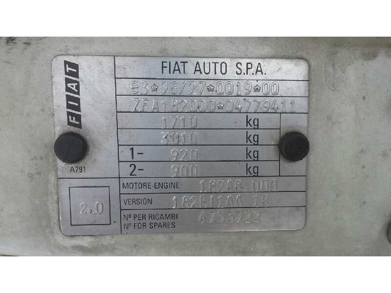 fiat brava (182) del año 1999