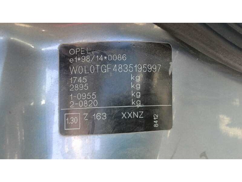 opel astra g berlina del año 2003