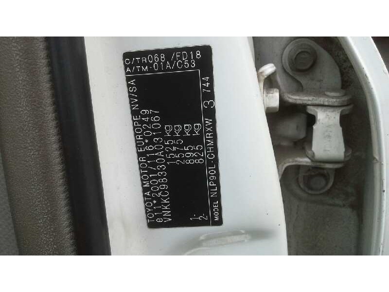 toyota yaris (ksp9/scp9/nlp9) del año 2006