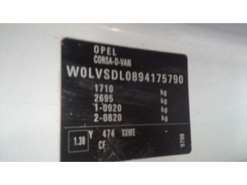 opel corsa d del año 2009