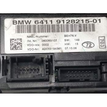 Recambio de mando calefaccion aire acondicionado para bmw serie 1 berlina (e81/e87) 120d referencia OEM IAM 9128215  