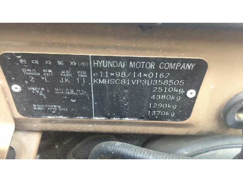 hyundai santa fe (sm) del año 2002