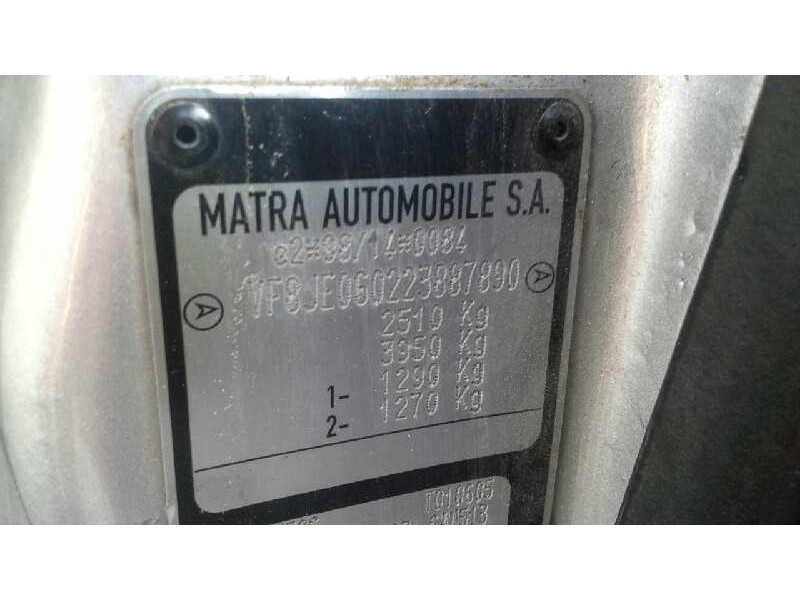 renault espace / grand espace (je0) del año 2001