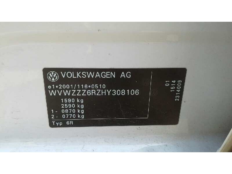 volkswagen polo (6c1) del año 2017