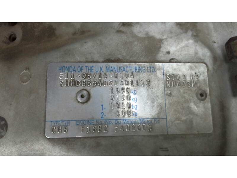 honda accord berlina (cg7-9/ch1-7) del año 2002