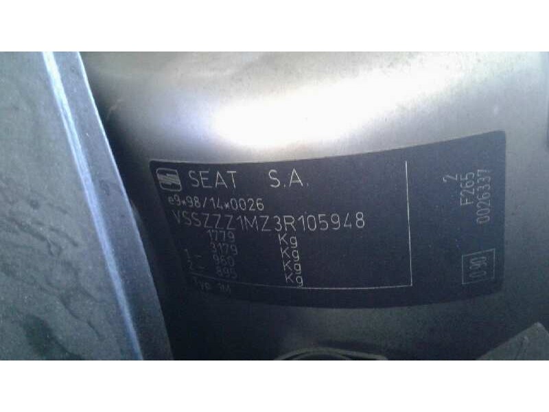 seat leon (1m1) del año 2003