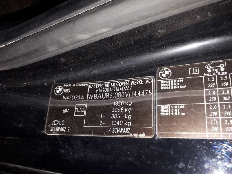 bmw serie 1 berlina (e81/e87) del año 2008