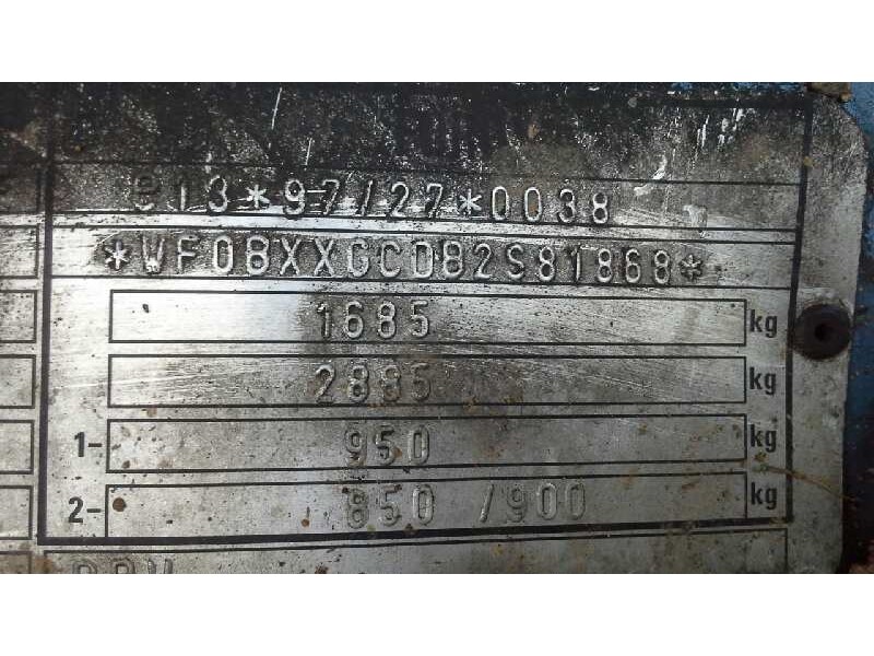 ford focus berlina (cak) del año 2002