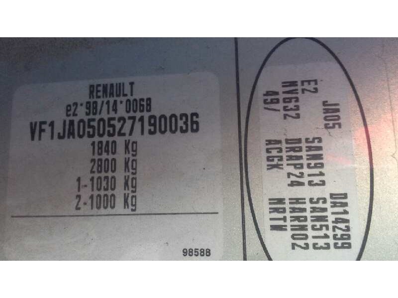 renault scenic (ja..) del año 2002