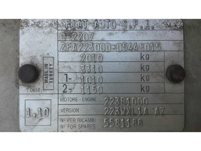 fiat doblo (119) del año 2006