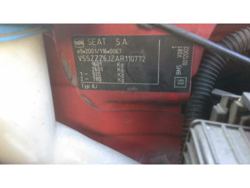 seat ibiza (6j5) del año 2010