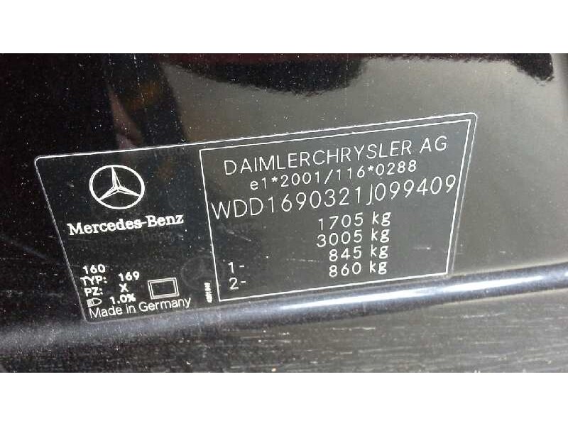 mercedes-benz clase a (w169) del año 2005