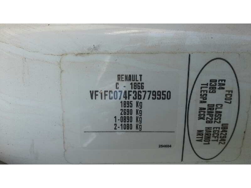 renault kangoo (f/kc0) del año 2007