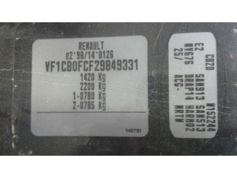 renault clio ii fase ii (b/cb0) del año 2003