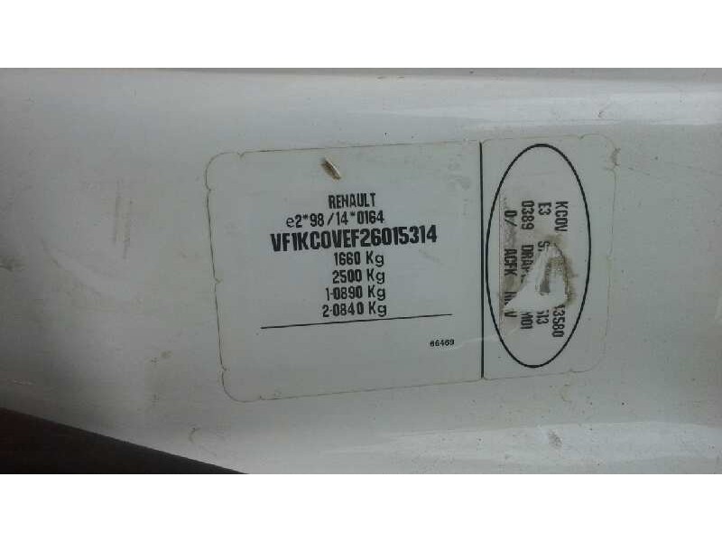 renault kangoo (f/kc0) del año 2001