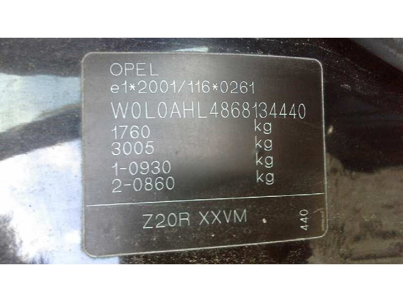 opel astra h berlina del año 2006