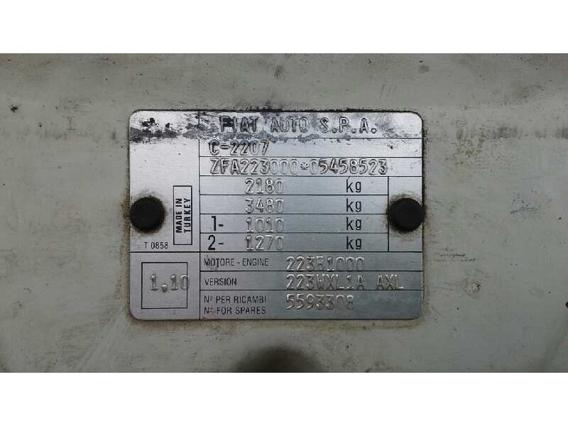 fiat doblo cargo (223) del año 2006