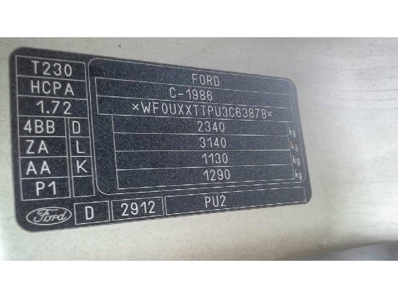 ford transit connect (tc7) del año 2003