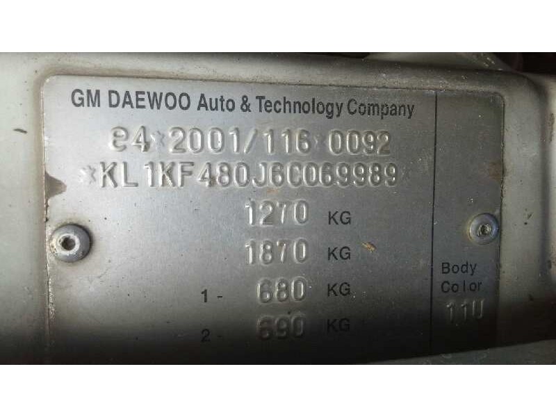 chevrolet matiz del año 2006