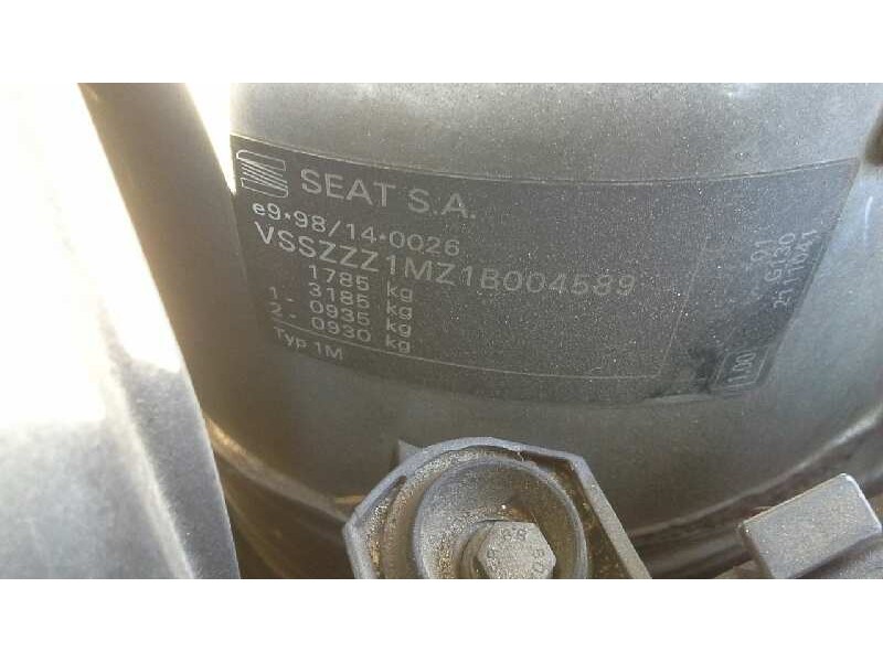 seat toledo (1m2) del año 2000