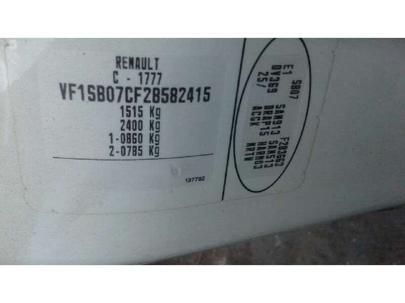 renault clio ii fase ii (b/cb0) del año 2001