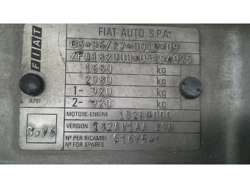 fiat bravo (182) del año 2001