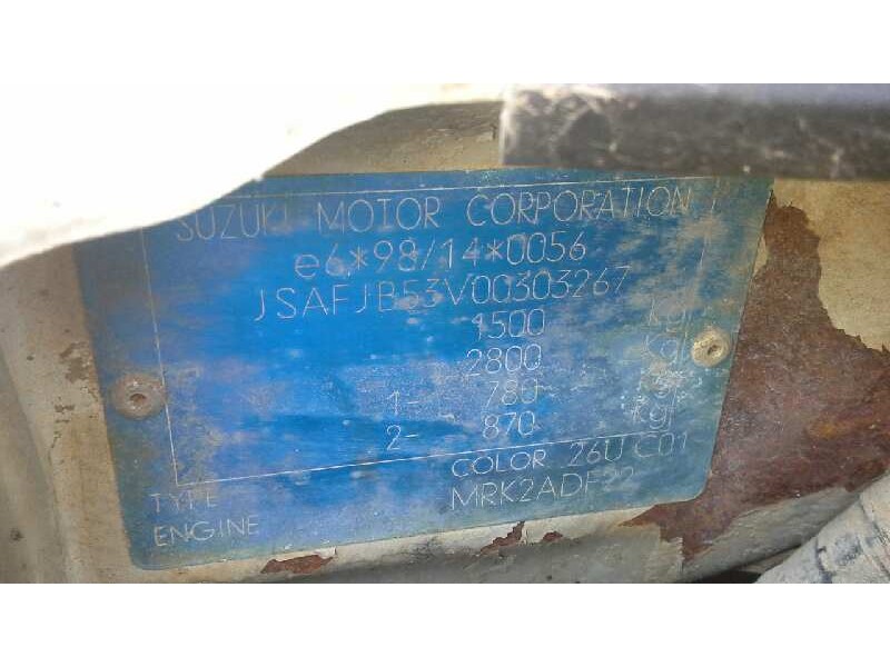 suzuki jimny sn (fj) del año 2006