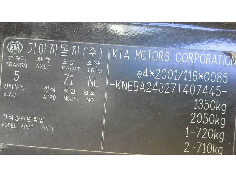 kia picanto del año 2007