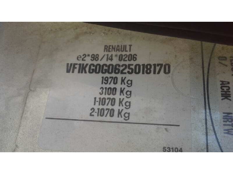 renault laguna ii (bg0) del año 2001