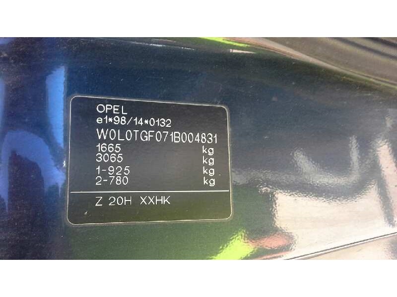 opel astra g coupé del año 2001