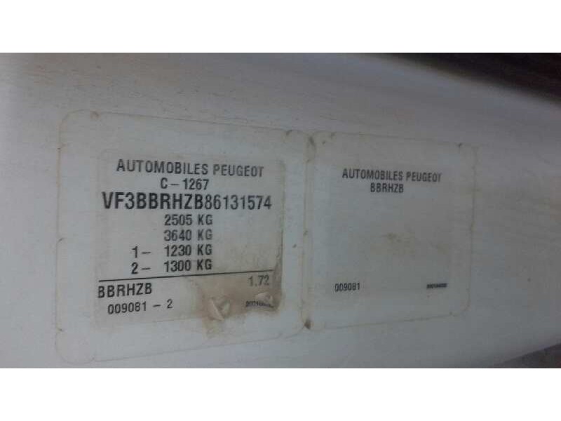 peugeot expert kasten standard del año 2004