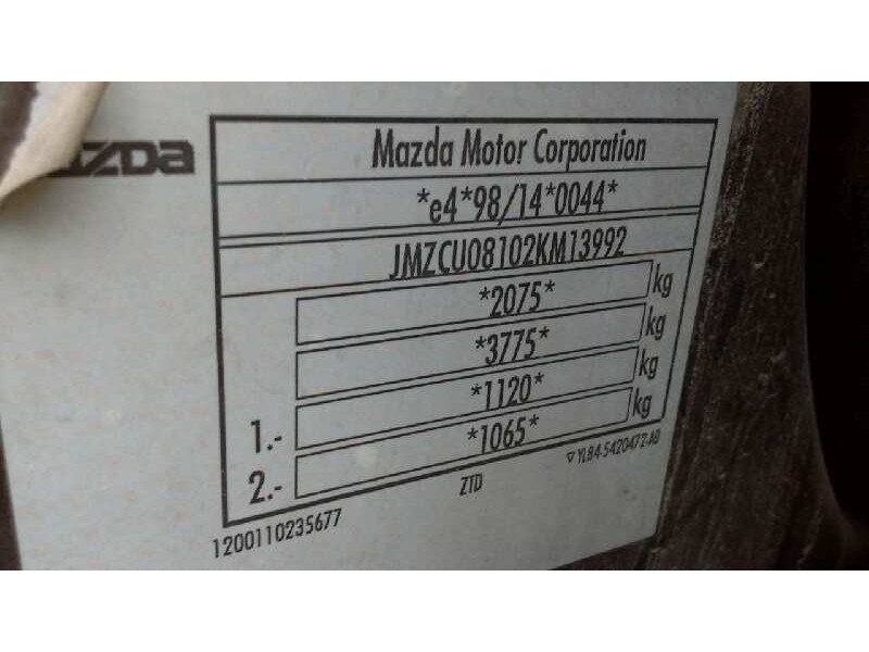 mazda tribute (ep) del año 2002