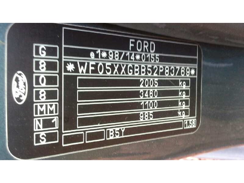 ford mondeo berlina (ge) del año 2002