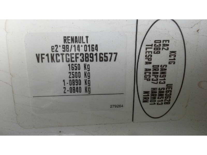 renault kangoo (f/kc0) del año 2007