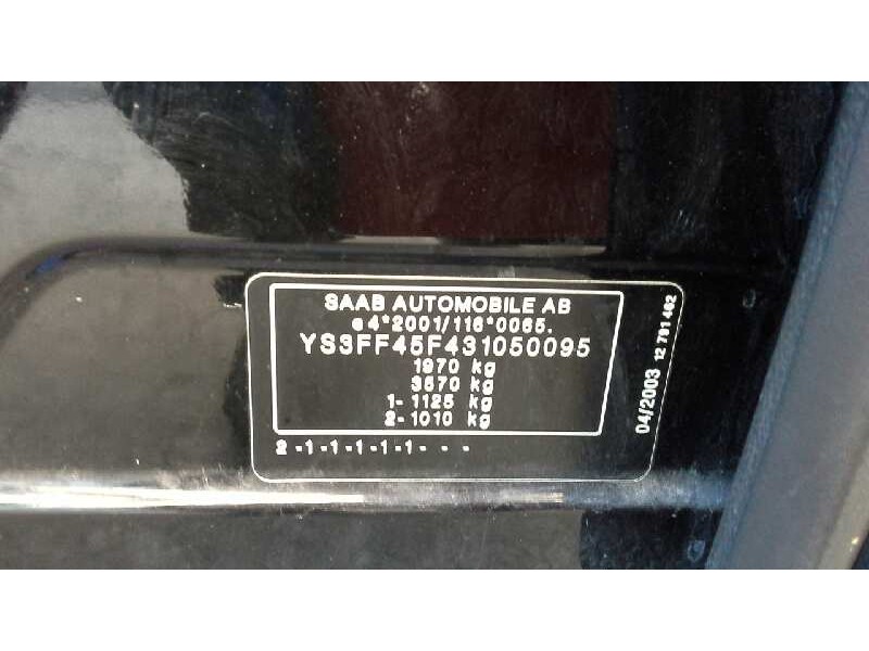 saab 9-3 berlina del año 2003