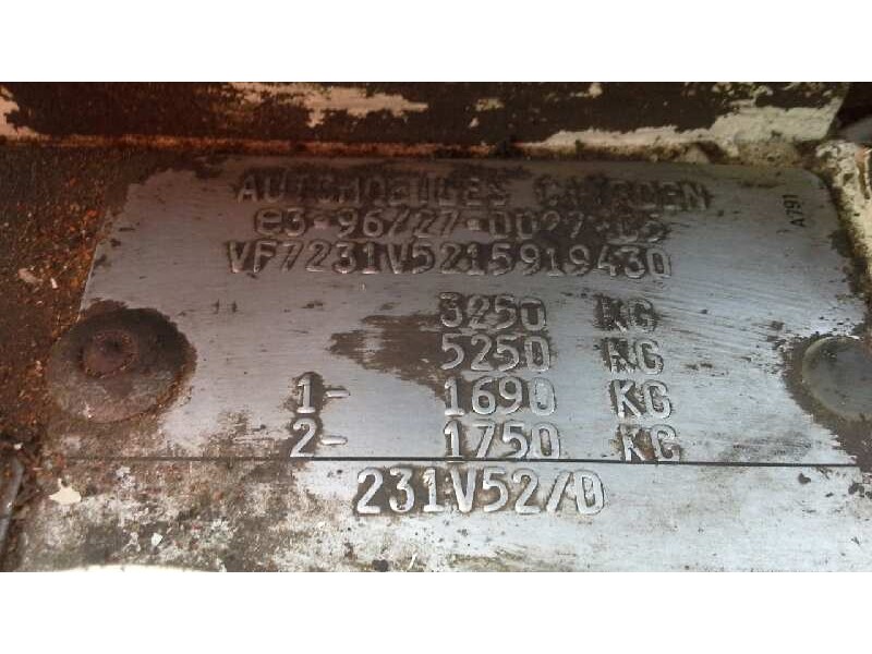 citroën jumper caja cerrada (1) del año 2001