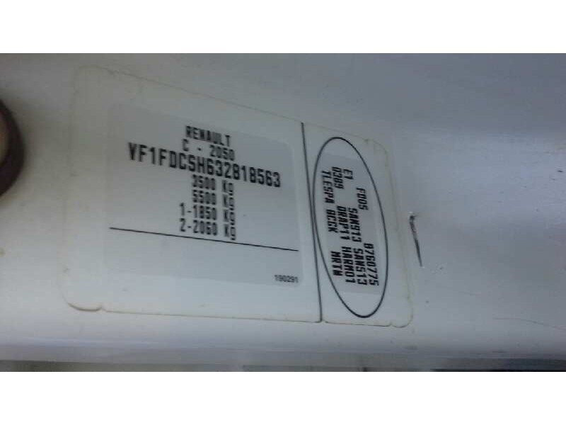 renault master ii phase 2 caja cerrada del año 2005