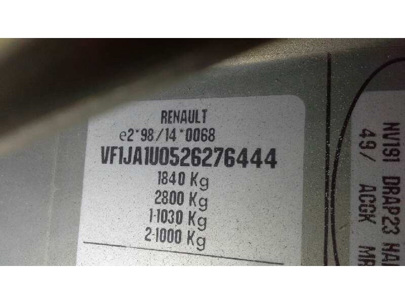 renault scenic (ja..) del año 2002