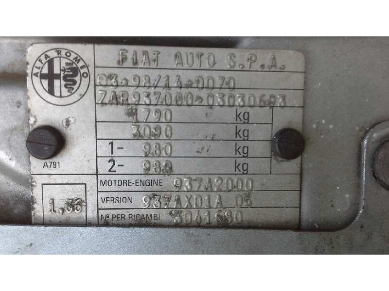 alfa romeo 147 (190) del año 2001