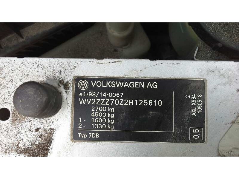 volkswagen t4 bus syncro (mod. 1991) del año 2002