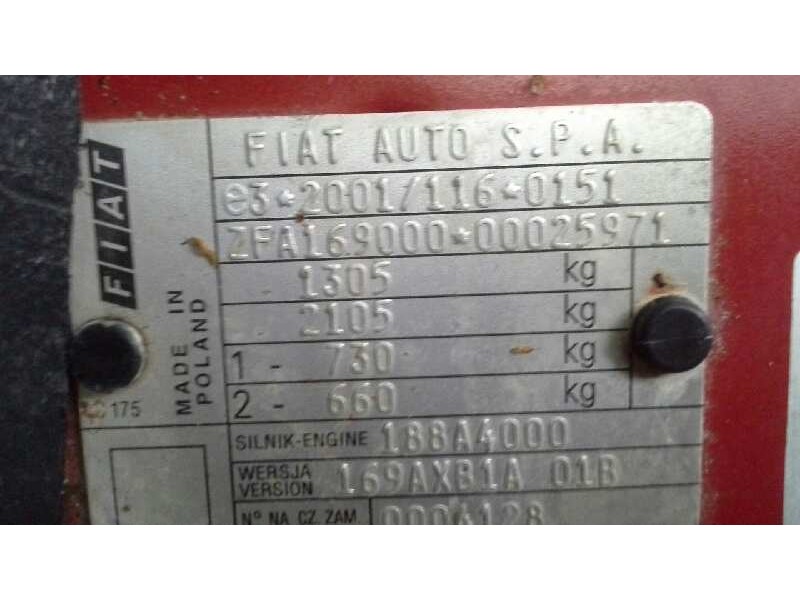 fiat panda (169) del año 2003